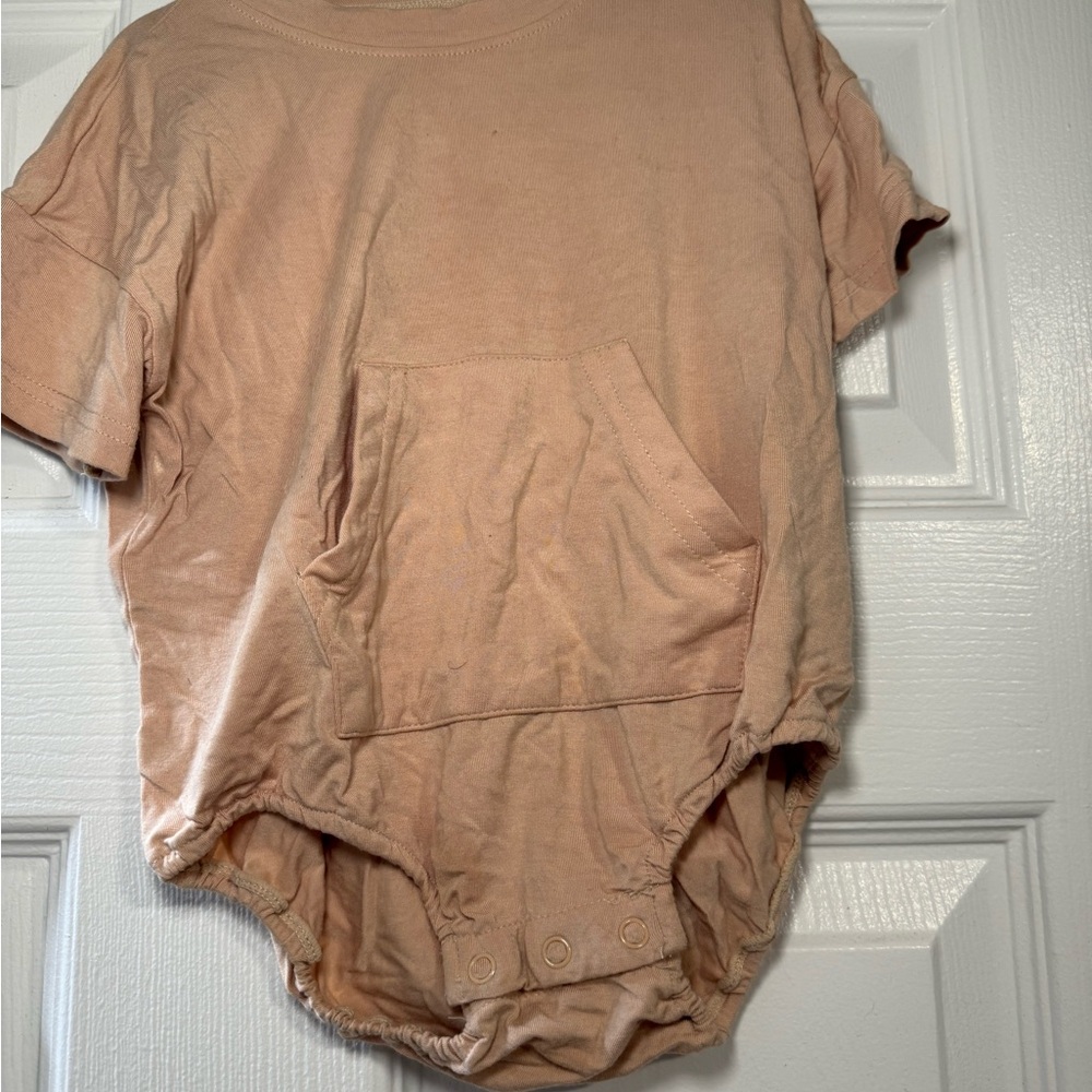 Hera Collection Soft Peach Baby Onesie
